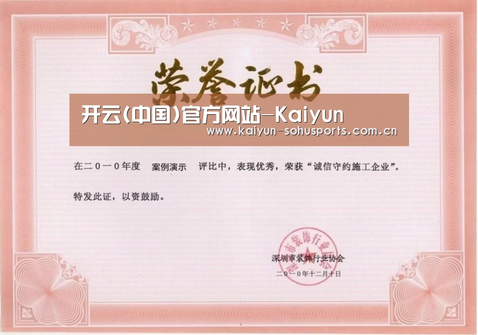 荣誉证书二